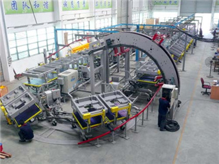 汽車(chē)座墊發(fā)泡環(huán)形生產(chǎn)線(xiàn)